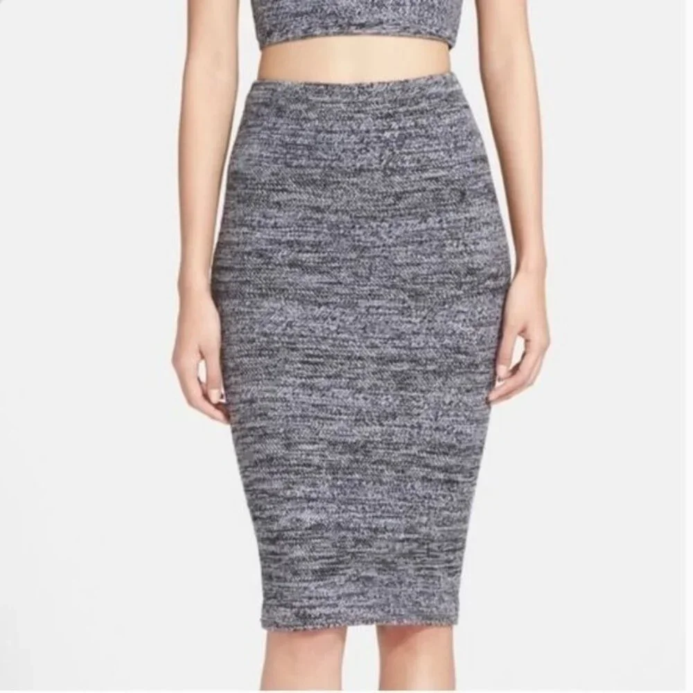 Alice + Olivia Employed Wool Sweater Pencil Skirt size Large